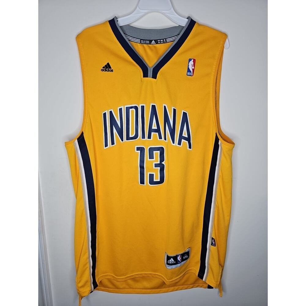 Adidas Authentics Paul George Indiana Pacers Mens Size XXL Jersey NBA Basketball